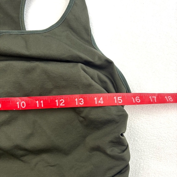 BLANQI Dark Green Square Neck Comfort Support Mini Maternity Dress (M/L) - Picture 6 of 14